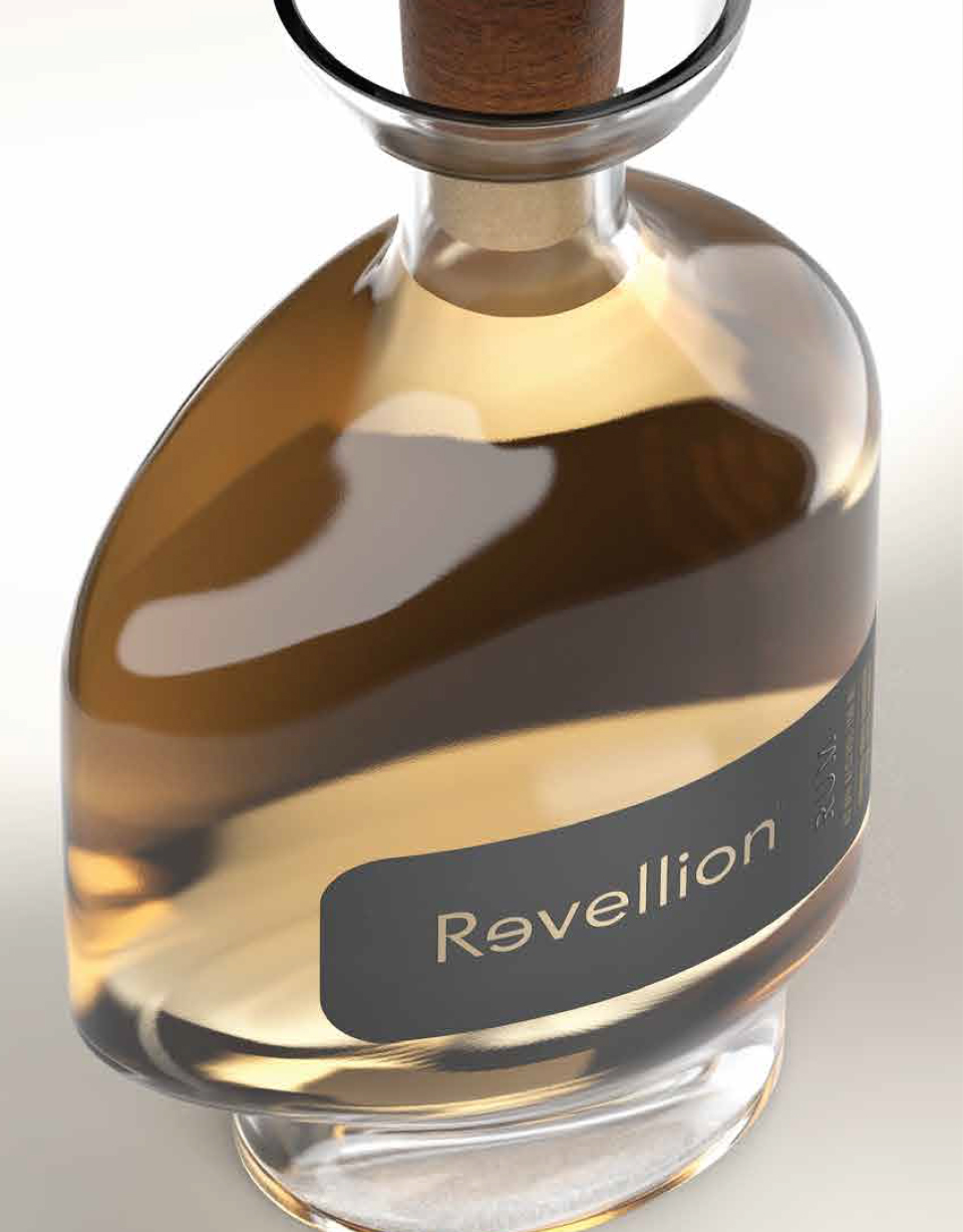 Revellion Rum Bottle