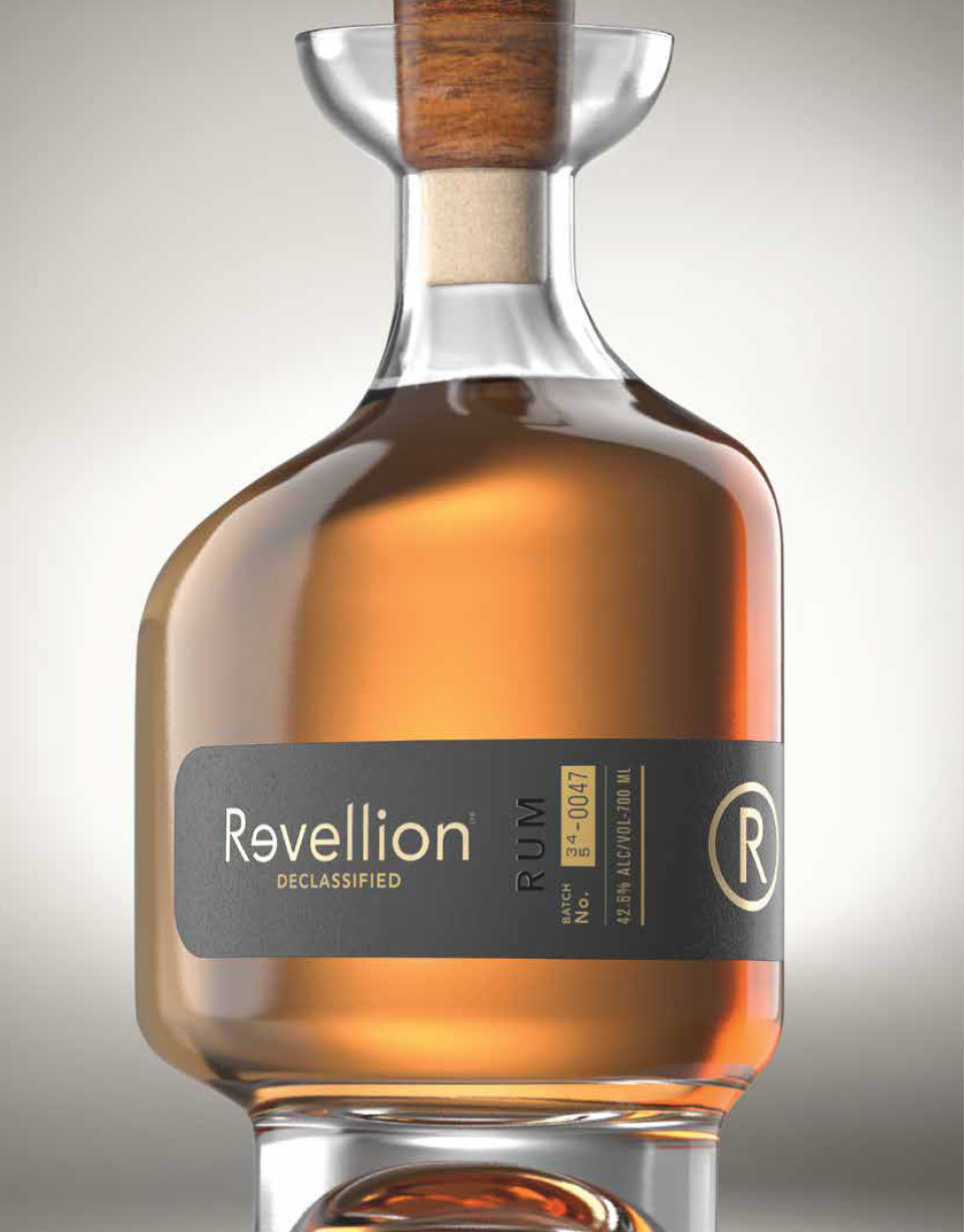 Revellion Rum Bottle